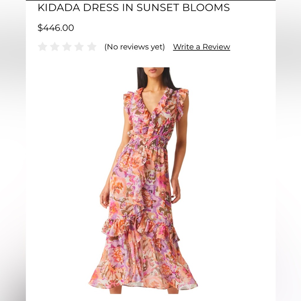 Misa Kadada Dress in Sunset Blooms.